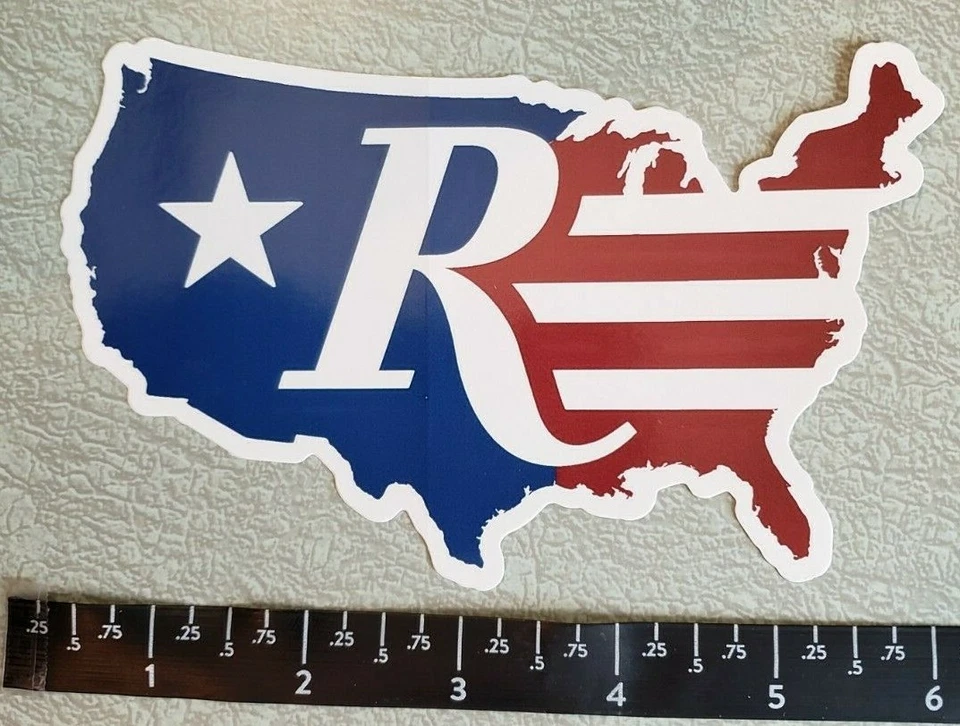 Remington Flag Map Firearms America US Flag Decal Sticker Approx 5.5” SHOT SHOW - Image 1 of 1