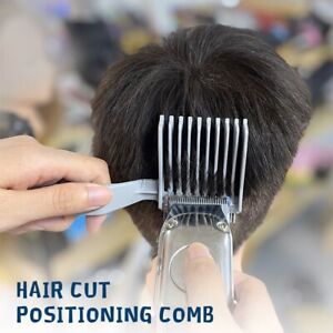 Hair Cutting Blending Comb Barber Positioning Tool Hairdressing Fading Tapering