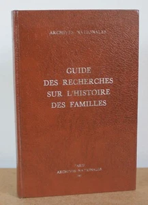 Guide des recherches sur l'histoire des familles Gildas Bernard 1981 - Imagen 1 de 5