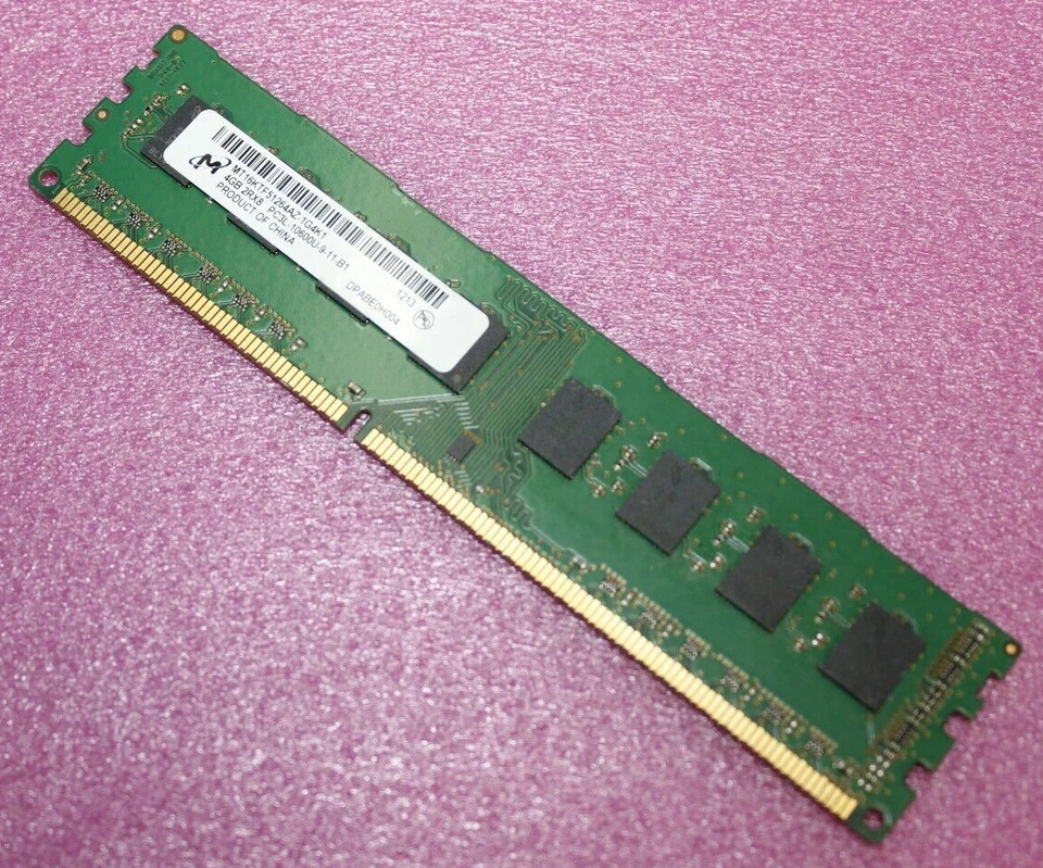 Micron 4GB 2Rx8 PC3L-10600U DDR3 Desktop Memory Ram MT16KTF51264AZ-1G4K1 - Image 1 of 1