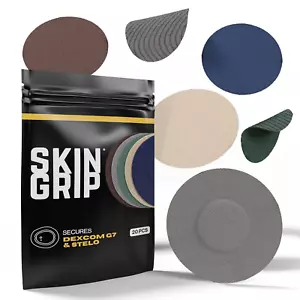 Rainbow 20Ct Skin Grip Adhesive Patches For Dexcom G7 CGM Waterproof Sweatproof - Picture 1 of 11