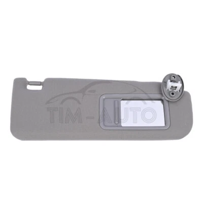 Parasol gris para pasajero derecho Toyota Camry 2012-2017 con espejo retrovisor Foto 1 de 4