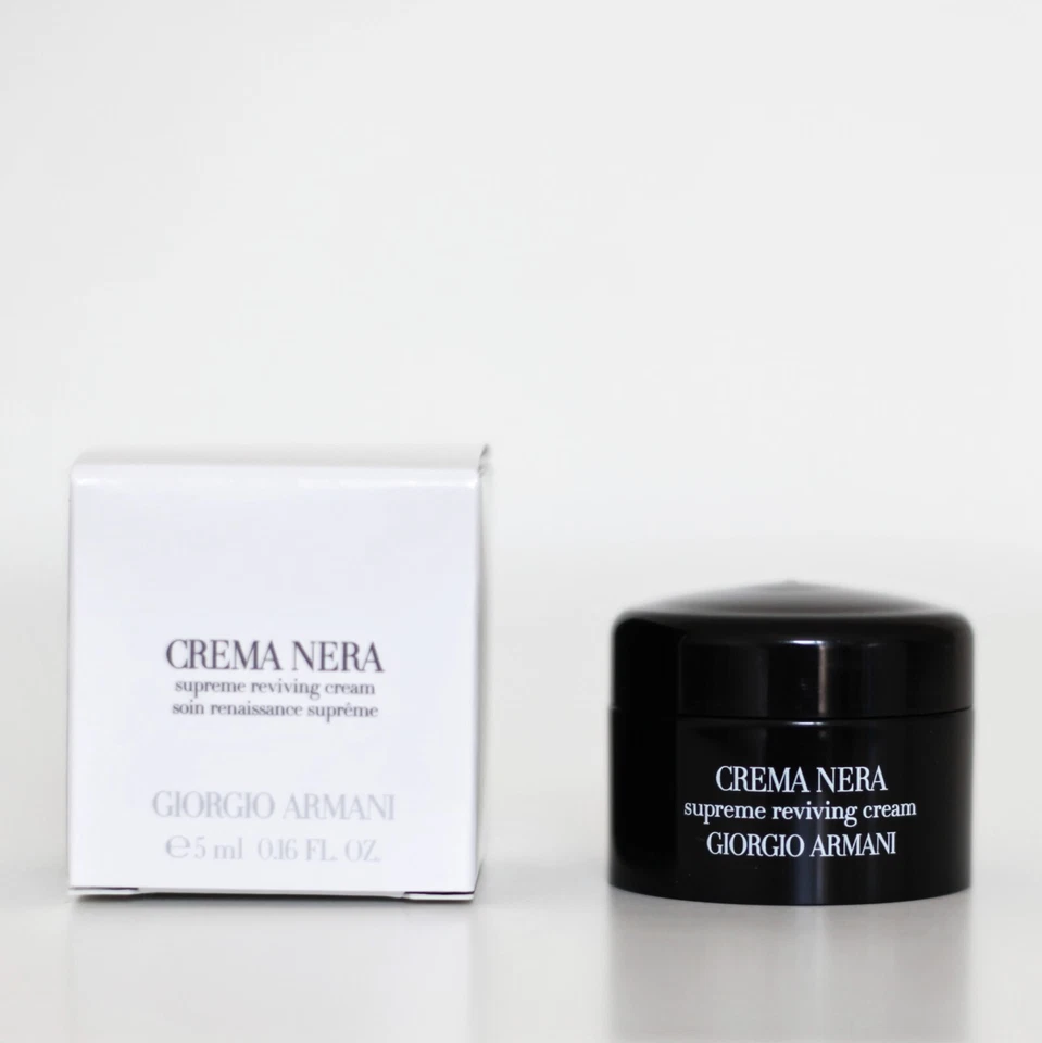BNIB Armani Beauty Crema Nera Supreme Reviving Cream Deluxe Sample, 0.16 oz/5 ml Foto 1 de 2