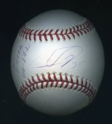 Inscripción de béisbol MLB firmada autografiada por Ubaldo Jiménez sin bateador *AB14 Foto 1 de 2