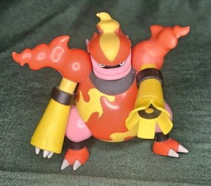Pokémon Magmortar 4" Battle Feature Figur mit feuerndem Projektil Jazwares 2022 - Bild 1 von 4