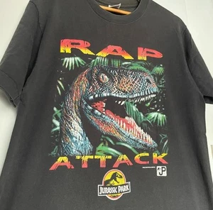1993 Jurassic Park Rap Attack Moivie T-shirt New Size S-5XL Fans Gift Size S-4XL - Picture 1 of 5