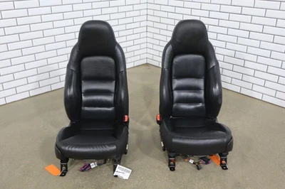 05-06 C6 Corvette Pair Sport Leather Power Bucket Seats W/Memory - Imagem 1 de 4