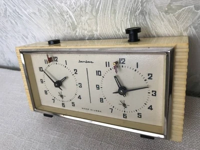 Vintage USSR Chess Mechanical Clock Watch Timer Jantar 1970 Sold as not working - Image 1 of 4