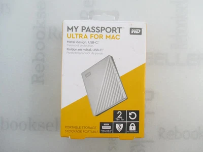 Western Digital 2TB My Passport Ultra for Mac Silver Portable External Hard Dr.. - Image 1 of 2