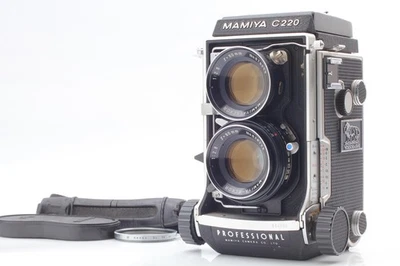 Blue Dot [ N MINT+++ ] Mamiya C220 Pro TLR Film Camera 80mm F2.8 Lens From JAPAN - Image 1 of 4