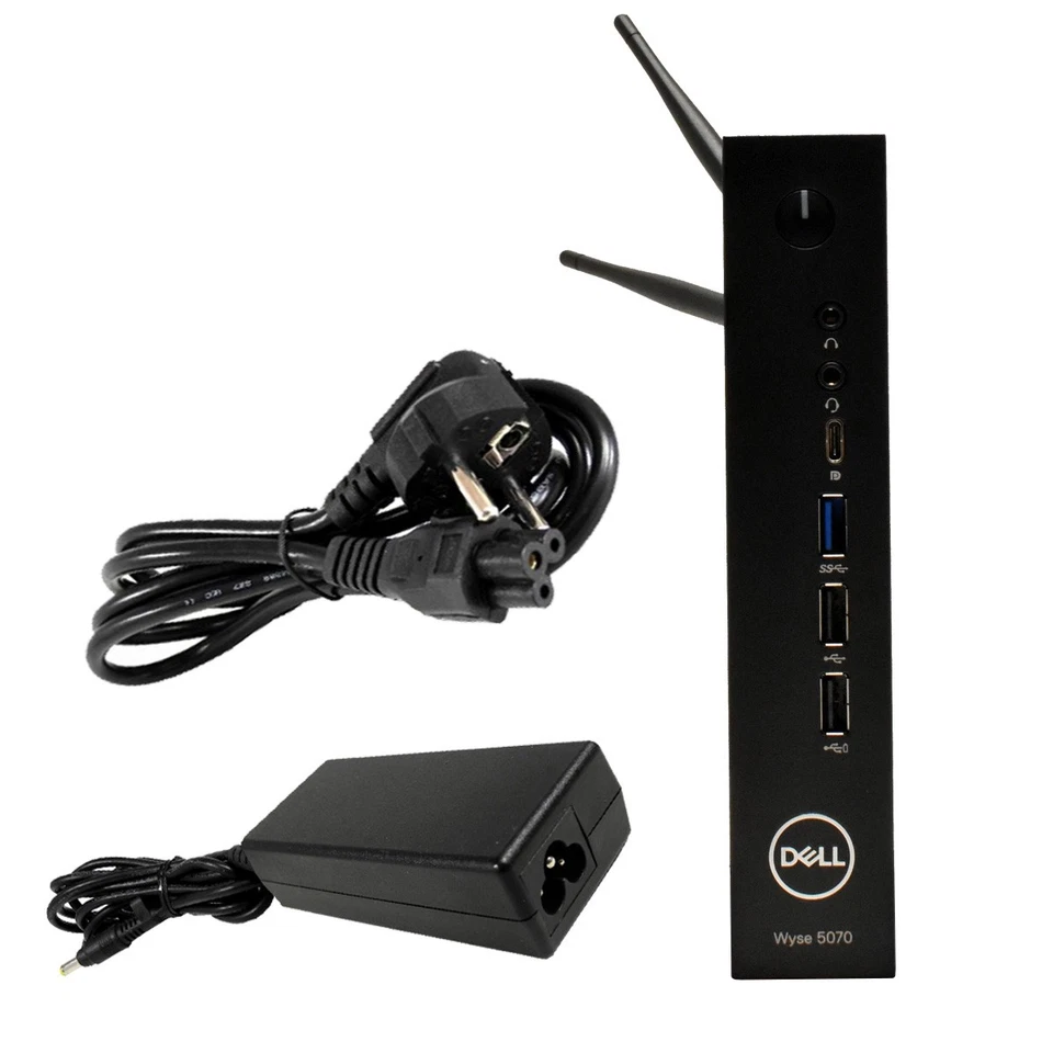 Dell Wyse 5070 Thin Client Intel J4105 1.5GHz CPU 4GB PC4 16GB eMMC Wifi USB 3.0 - Bild 1 von 4