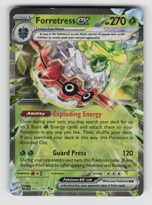 Pokemon - Forretress ex - 005/193 SV02: Paldea Evolved - Double Rare - NM - Image 1 of 2