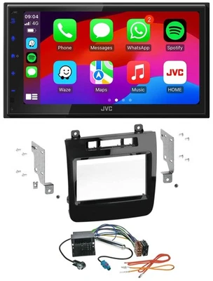 JVC Bluetooth USB MP3 2DIN DAB Autoradio für VW Touareg (2010-2014) - Bild 1 von 4