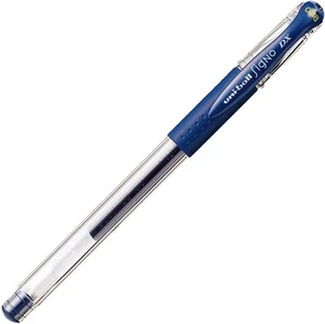 Uni Gel Ballpoint Pen Uni Ball Signo Extra Fine 0.38mm Blue Black 1 Count - Picture 1 of 3