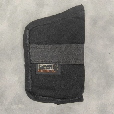 Uncle Mike's Sidekick Pocket Holster Size 2 Black Ambidextrous Small Auto CCW - Image 1 of 4