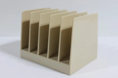 VTG Target Beige 5 Slot Mail Holder Sorter Organizer Desktop Office MCM Nice - Image 1 of 4