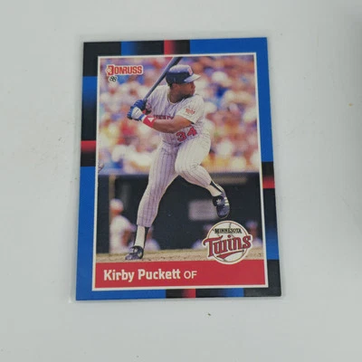 Kirby Puckett 1988 Donruss #368 Minnesota Twins HOF  Foto 1 de 2