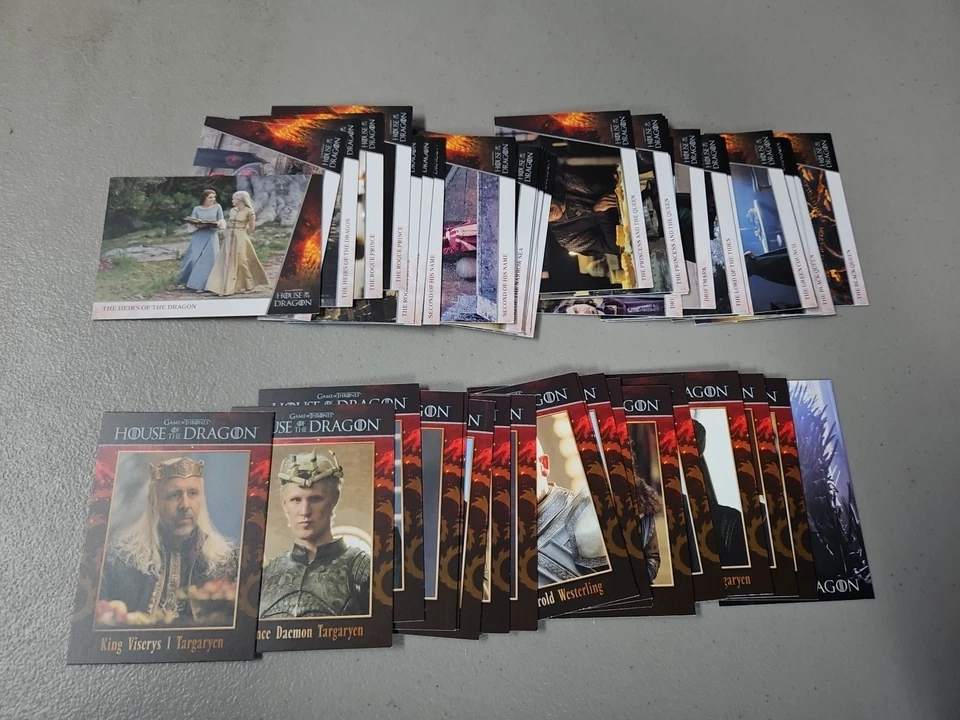 2024 Game of Thrones House Of The Dragon Season 1 Complete 50 Card Base Set - Image 1 of 1
