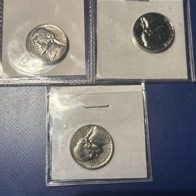 1955 1956 & 1959 Proof Jefferson Nickels - Image 1 of 4