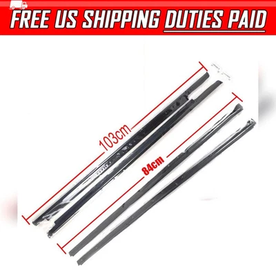 Front Outer Inner Door Belt Weatherstrip Seal For Mazda Pickup B2000 B2200 B2600 - Imagem 1 de 4