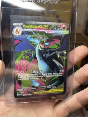 Mega Charizard X ex 109/094 Ultra Rare Full Art Phantasmal Flames, TCG Nintendo! - Image 1 of 4
