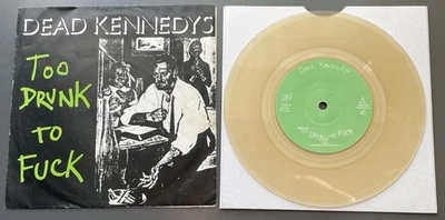 Dead Kennedys - Too Drunk To Fuck 7” Irish Pressing Record 1981 Cherry Red Rare - Image 1 of 4