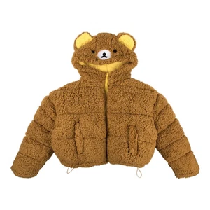 Dumbgood Rilakkuma Hooded Sherpa Jacket - Foto 1 di 10