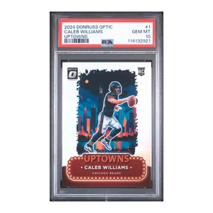 2024 Caleb Williams | Panini Donruss Optic Uptowns | PSA 10 - Picture 1 of 3