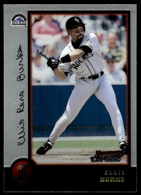1998 Bowman Chrome Ellis Burks Colorado Rockies #268 - Image 1 of 2