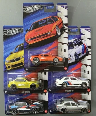 🔥2025 Hot Wheels Silver Series Bmw Set 5 Cars Complete Set - Image 1 of 4
