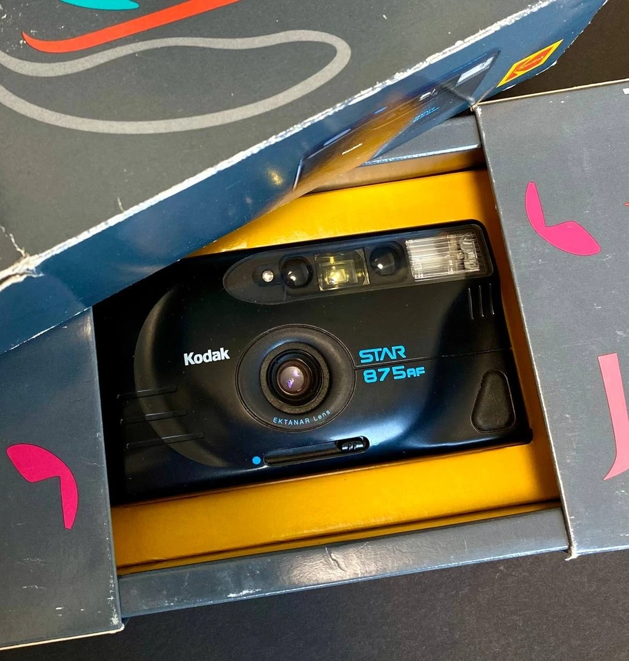 Kodak star 875 af Camera 35mm film Camera  f/4.5 35mm lens vintage with box  - Image 1 of 4