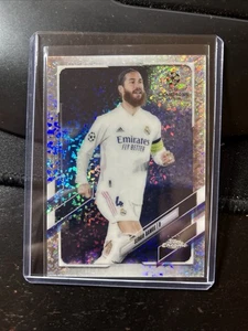 2020-21 TOPPS CHROME UEFA CHAMPIONS LEAGUE SERGIO RAMOS SPECKLE REFRACTOR #92 At - Picture 1 of 1