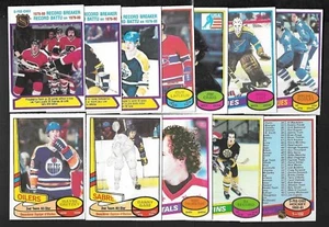 1980-81 OPC 80-81 O PEE CHEE AND ERROR VARIATION NHL HOCKEY CARD 1-132 SEE LIST - Picture 1 of 287
