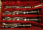 PAIR OF BOOSEY & HAWKES Bb WOODEN EMPEROR CLARINETS