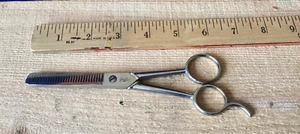 Vtg Griffon 9025 7" Hair Thinning Shears Made in Italy - Picture 1 of 8