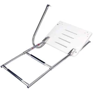 DasMorine 2 Step Telescopic Boat Ladder with Fiberglass Swim Platform - Picture 1 of 1