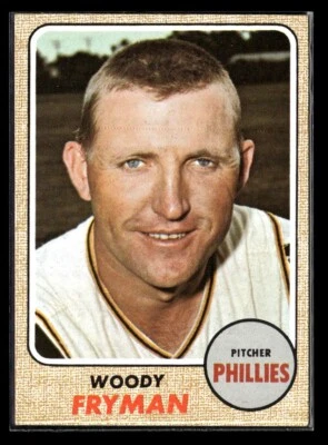 1968 Topps #112 Woody Fryman - EX/NM Set Break! - Image 1 of 2