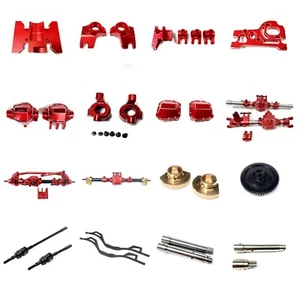 Aluminum metal Upgrade Parts DIY Fit For 1/10 Axial SCX10 III PRO Rc Crawler Car - Picture 1 of 61
