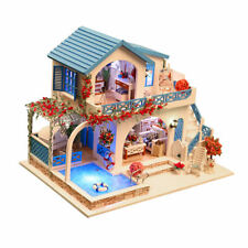 DIY Miniature Dollhouse Wooden Model Kits Puzzle Toy Kids