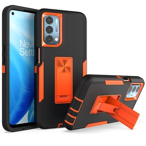 For OnePlus Nord N200/Nord N20 5G Full-Body Dual Layer Rugged Kickstand Case - Picture 1 of 31