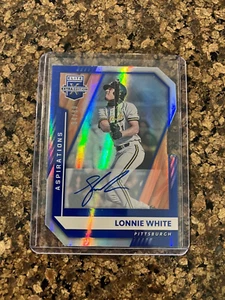 2021 Elite Extra #64 Lonnie White Auto /80 Blue Die-Cut Pirates - Picture 1 of 2