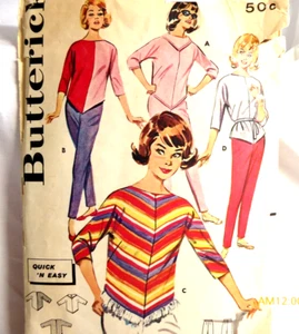 SELTENE OOP BUTTERICK 9805 VIVA LAS VEGAS BLUSE MUSTER Gr. 16 B 36 - Bild 1 von 8