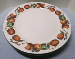 Sakura Oneida David Carter Brown APPLE ORCHARD Dinner Plates 10.75” Set of 4 - Picture 1 of 5