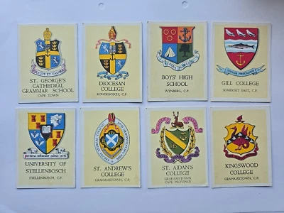 UTC (SOUTH AFRICA)-FULL SET- ARMS & CRESTS UNIVERSITIES SCHOOLS 1930 (L24 CARDS) - Image 1 of 4