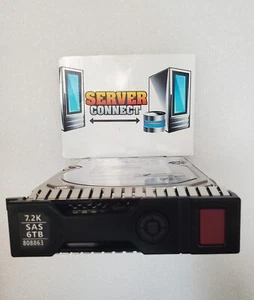 808727-B21 -- HP 6TB SAS 7.2K 12G 3.5" 512e LFF SC HDD - Picture 1 of 1