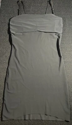 Usado~Vestido Flexees Negro Sin Mangas/Talla LG/7 con Correas Ajustables y Forro de Sujetador Foto 1 de 3