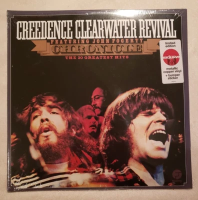 2LP Creedence Clearwater Revival- Chronicle  Exclusive Metallic Copper Vinyl - Image 1 of 2