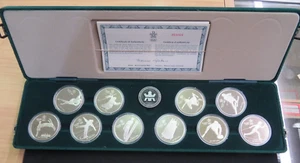 Canada 1988 Calgary Olympic Silver Maple SET '85 '86 & '87 $20 coins - Picture 1 of 6