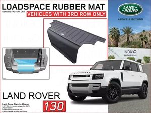 OEM LAND ROVER RUBBER REAR CARGO MAT DEFENDER 130 (With 3rd Row) VPLES0651 - Picture 1 of 3