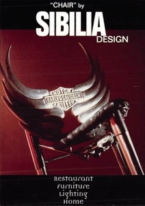 Postal: Diseño Sibilia, Silla Harley Davidson, Anuncio 4x6 - Imagen 1 de 2